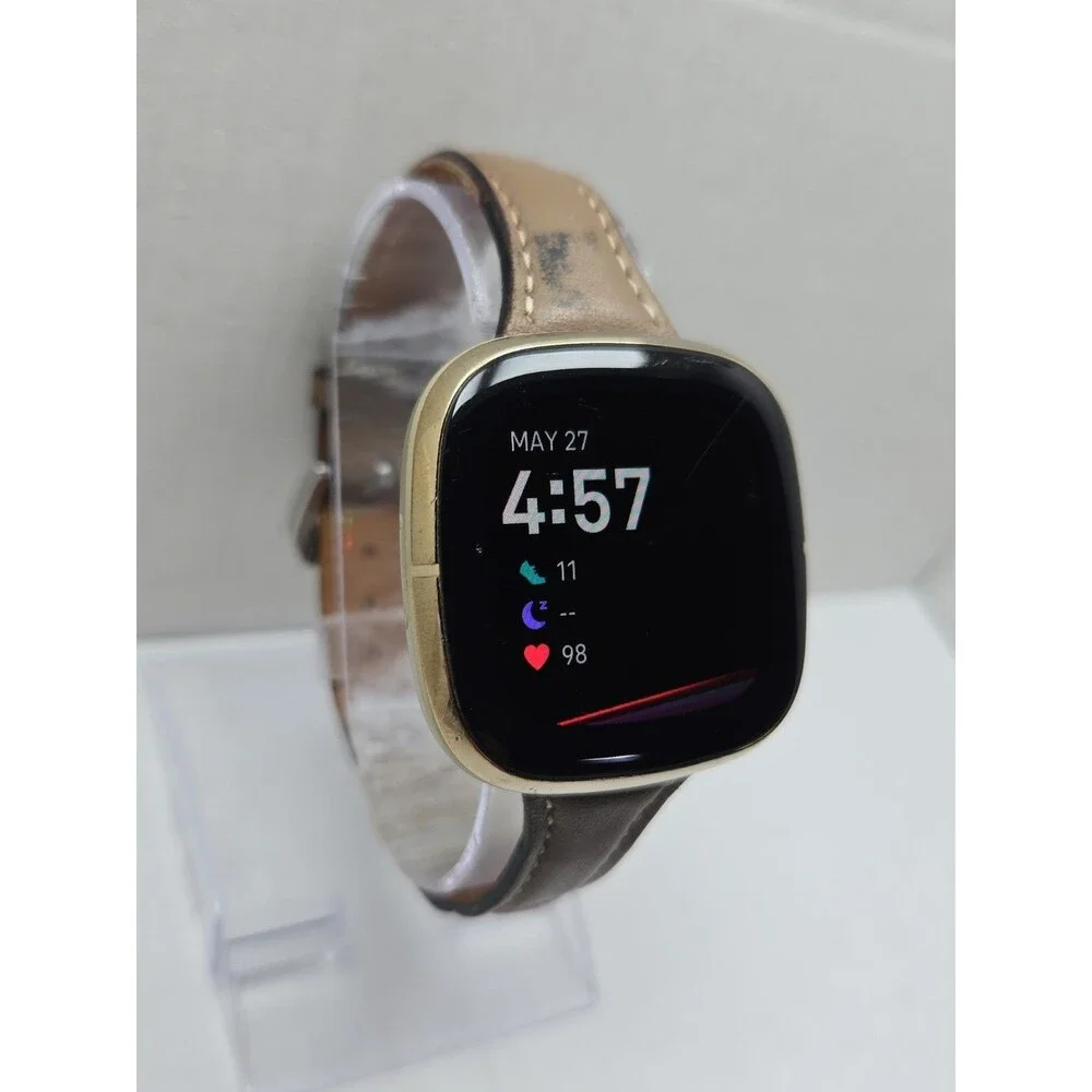 Fitbit Sense FB512 GPS Health Smartwatch Heart Rate SpO2 ECG Fitness Watch- Read